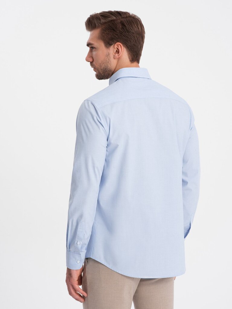 Marškiniai vyrams Ombre Clothing 124349-7, mėlyni kaina ir informacija | Vyriški marškiniai | pigu.lt
