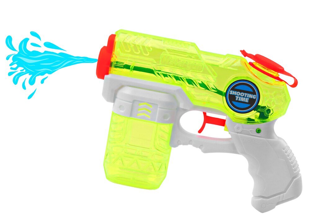 Žaislinis vandens pistoletas Lean Toys, geltonas цена и информация | Vandens, smėlio ir paplūdimio žaislai | pigu.lt