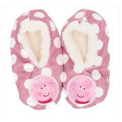 Детские теплые тапочки Peppa Pig, розовый цена и информация | Детские тапочки, домашняя обувь | pigu.lt