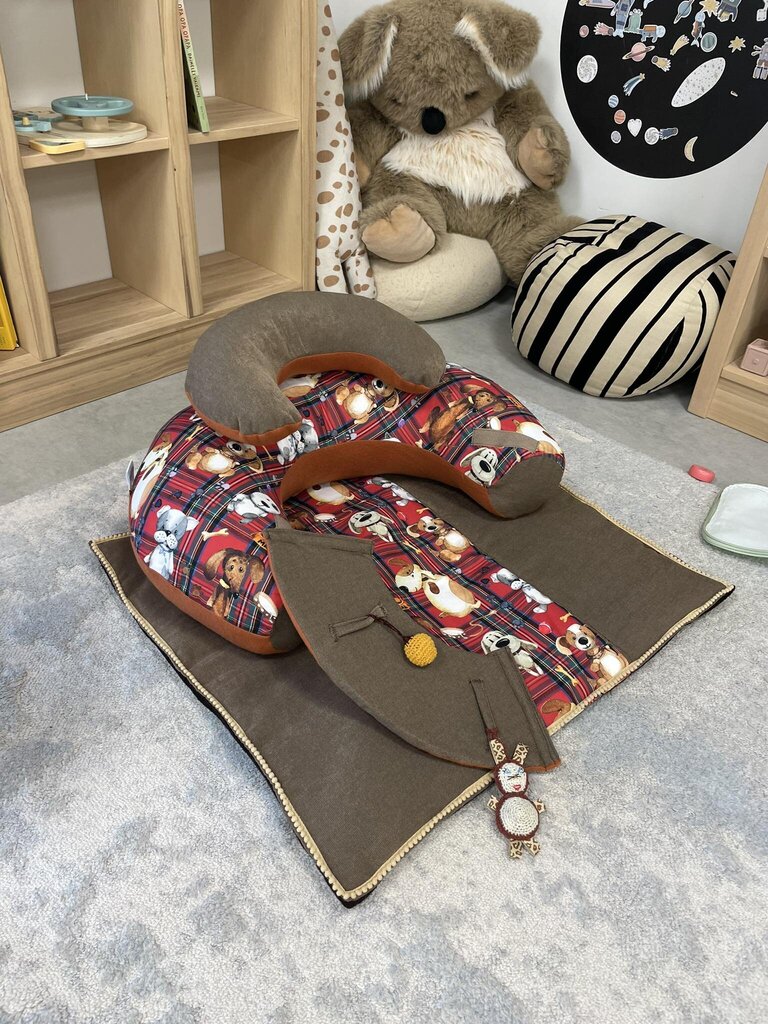 Funkcinė pagalvė su žaidimų kilimėliu Sėdinukas Dog цена и информация | Lavinimo kilimėliai | pigu.lt