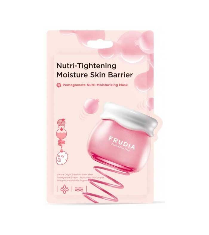 Drėkinamoji lakštinė veido kaukė Frudia Green Grape Pore Control Mask, 20 ml kaina ir informacija | Veido kaukės, paakių kaukės | pigu.lt