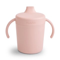 Обучающая кружка Mushie с ручками - Blush цена и информация | Бутылочки и аксессуары | pigu.lt