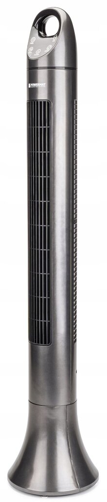 Ventiliatorius Powermat Satin Tower-80/PM0741, 80W, 98 cm, tamsus pilkas цена и информация | Ventiliatoriai | pigu.lt