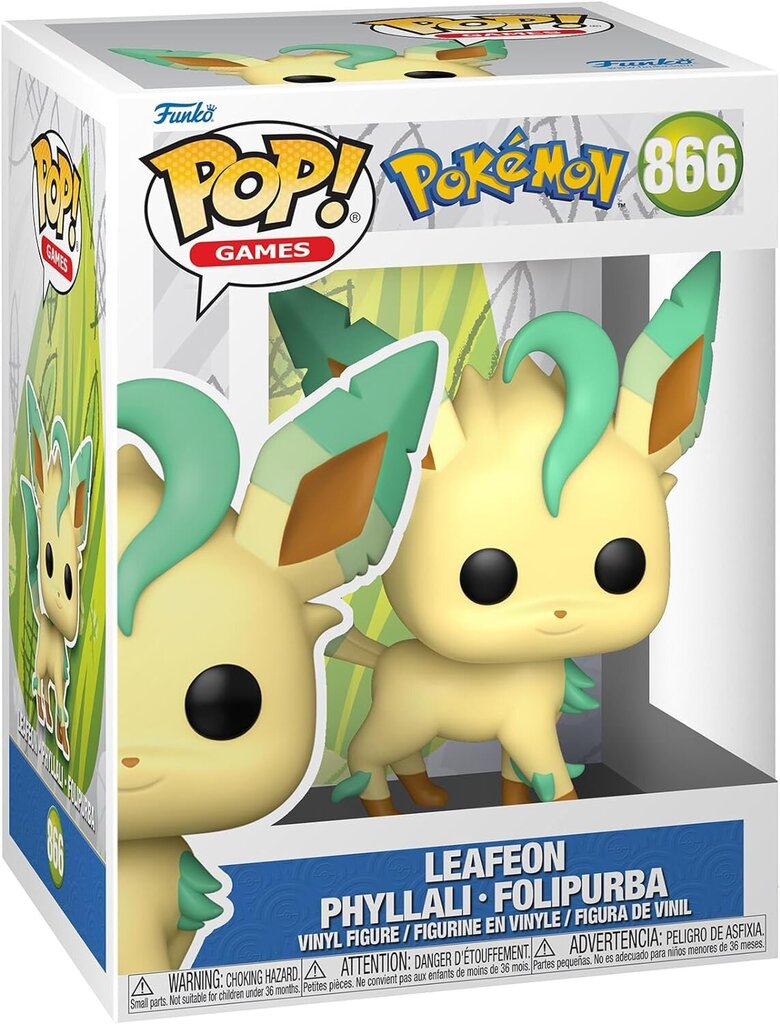 Funko POP! Pokemon Leafeon kaina ir informacija | Žaidėjų atributika | pigu.lt