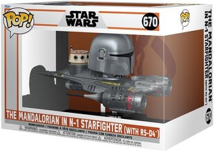 Funko POP! Star Wars The Mandalorian in N-1 Starfighter kaina ir informacija | Žaidėjų atributika | pigu.lt