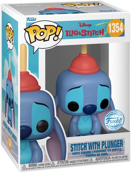Funko POP! Disney Stitch With Plunger exclusive kaina ir informacija | Žaidėjų atributika | pigu.lt