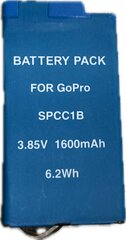 Товар с повреждением. Аккумулятор GoPro SPCC1B 1400мАч цена и информация | Товары с повреждениями | pigu.lt