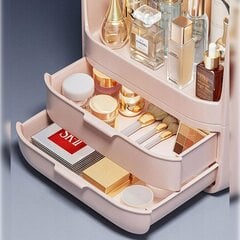Kosmetikos dežutė su stalčiais Korbi F11, rožinė, 1 vnt. цена и информация | Косметички, косметические зеркала | pigu.lt