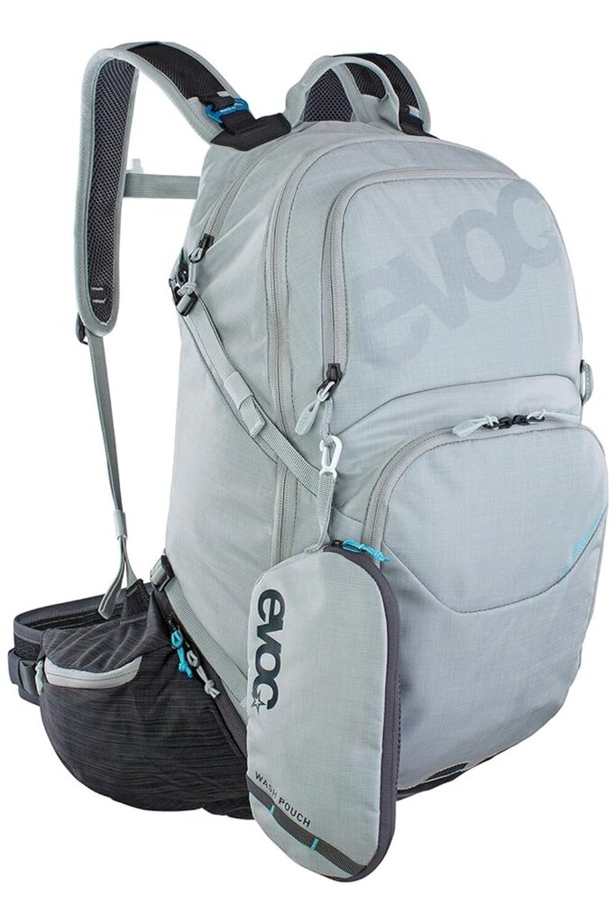 Dviratininko kuprinė Evoc Explorer Pro 30L 100210129, pilka kaina ir informacija | Turistinės ir kelioninės kuprinės | pigu.lt