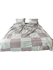 Комплект постельного белья Sweet sleep "Бирюза на сером", 200х220, 4 части цена и информация | Комплекты постельного белья | pigu.lt