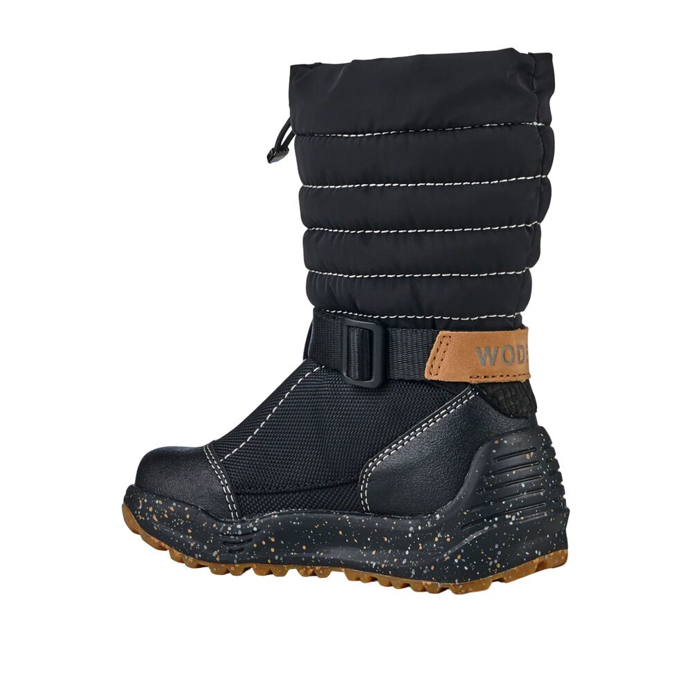 Žieminiai batai berniukams Woden WK088-020, juodi цена и информация | Žieminiai batai vaikams | pigu.lt