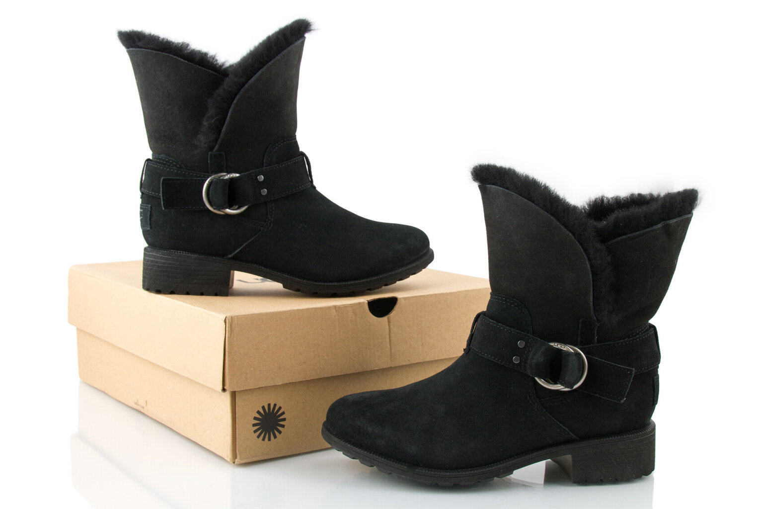 Auliniai batai moterims Ugg 1103569, juodi kaina ir informacija | Aulinukai, ilgaauliai batai moterims | pigu.lt