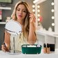 Kosmetikos priedų dežutė Korbi F26, žalias, 1 vnt. цена и информация | Kosmetinės, veidrodėliai | pigu.lt
