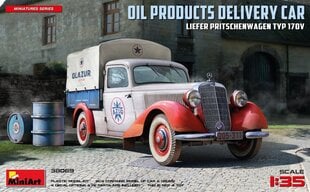 Klijuojamas modelis MiniArt 38069 Liefer Pritschenwagen Typ 170V Oil Products Delivery Car 1/35 цена и информация | Склеиваемые модели | pigu.lt