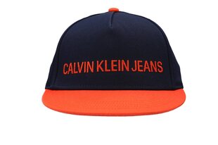 Kepurė berniukams Calvin Klein IU0IU00005 400, mėlyna цена и информация | Шапки, перчатки, шарфы для мальчиков | pigu.lt