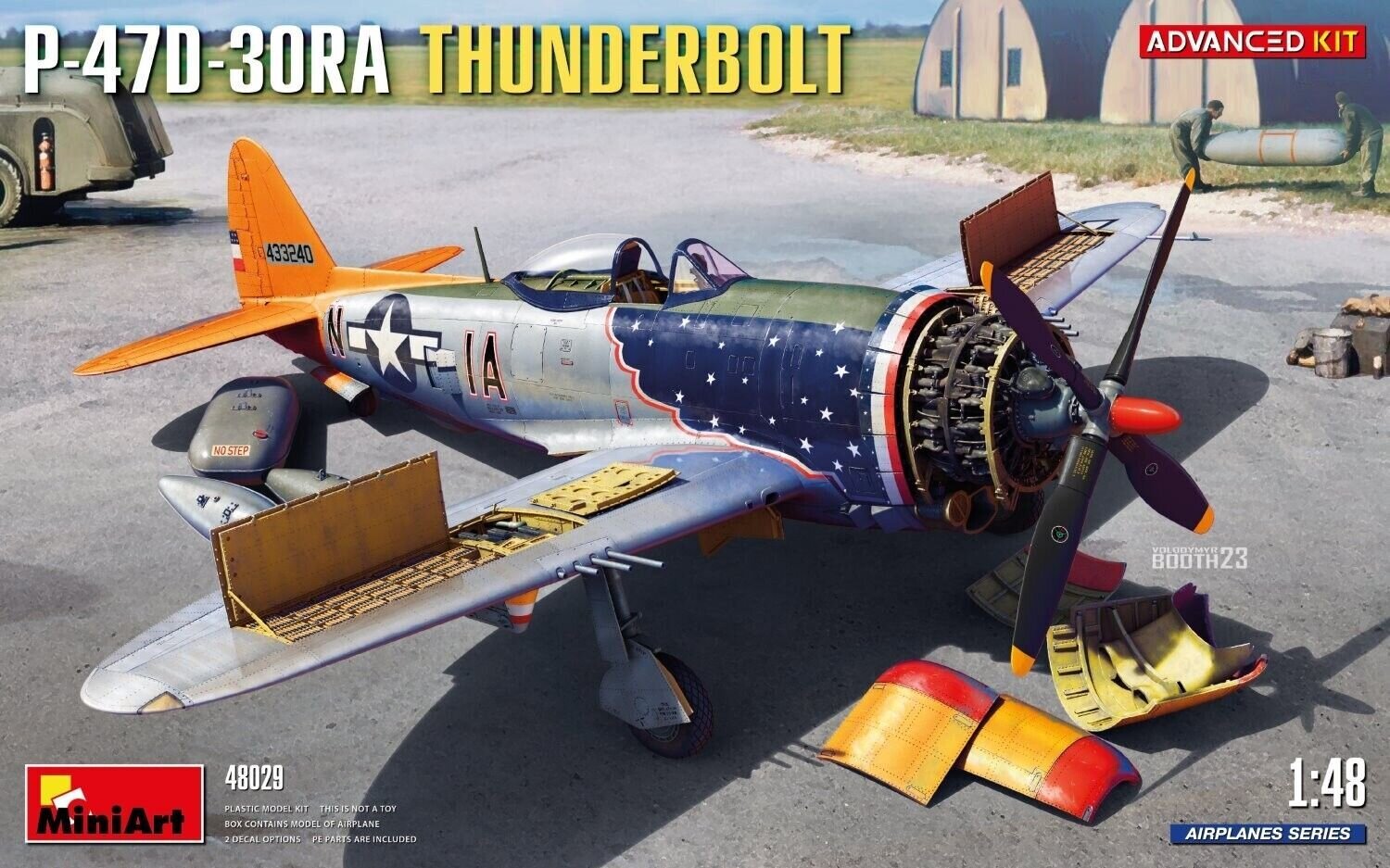 Klijuojamas modelis MiniArt 48029 P-47D-30RA Thunderbolt Advanced Kit 1/48 kaina ir informacija | Klijuojami modeliai | pigu.lt