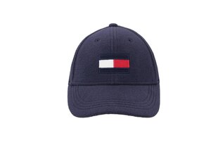Tommy Hilfiger kepurė vyrams AU0AU00783, mėlyna цена и информация | Мужские шарфы, шапки, перчатки | pigu.lt