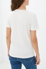 Tommy Hilfiger marškinėliai moterims Icons Slim Open NK Top WW0WW31150, balti kaina ir informacija | Marškinėliai moterims | pigu.lt