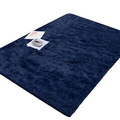Нескользящий коврики с высоким ворсом Granbest, 60 cm x 110 cм, синий цена и информация | Ковры | pigu.lt