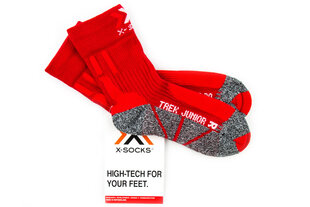 Kojinės vaikams X-Socks Trekking Light Junior 2.0 X100117, raudonos kaina ir informacija | Kojinės, pėdkelnės berniukams | pigu.lt