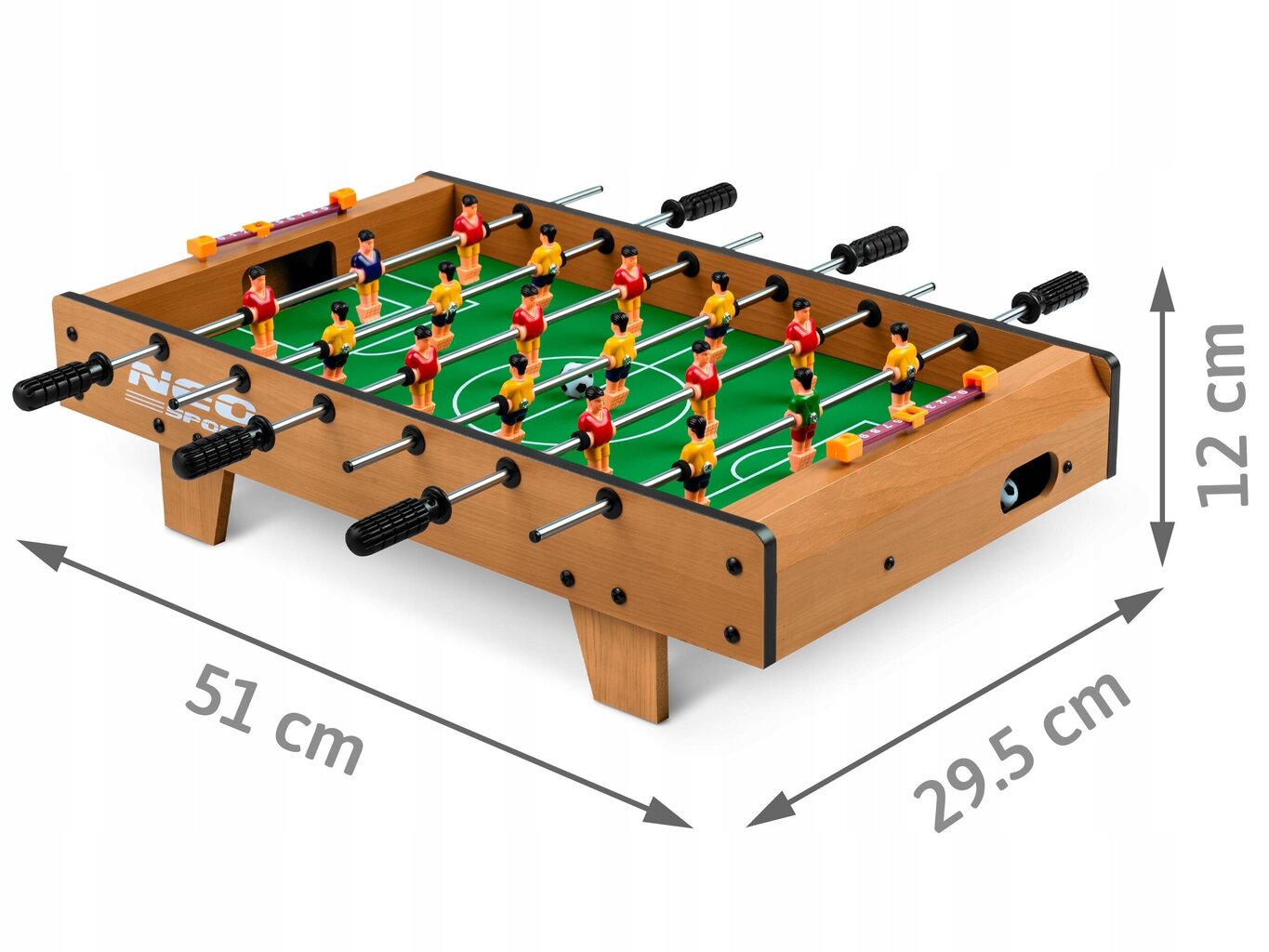 Stalo futbolas Neo sport, 51x29,5x12 cm цена и информация | Stalo futbolas | pigu.lt