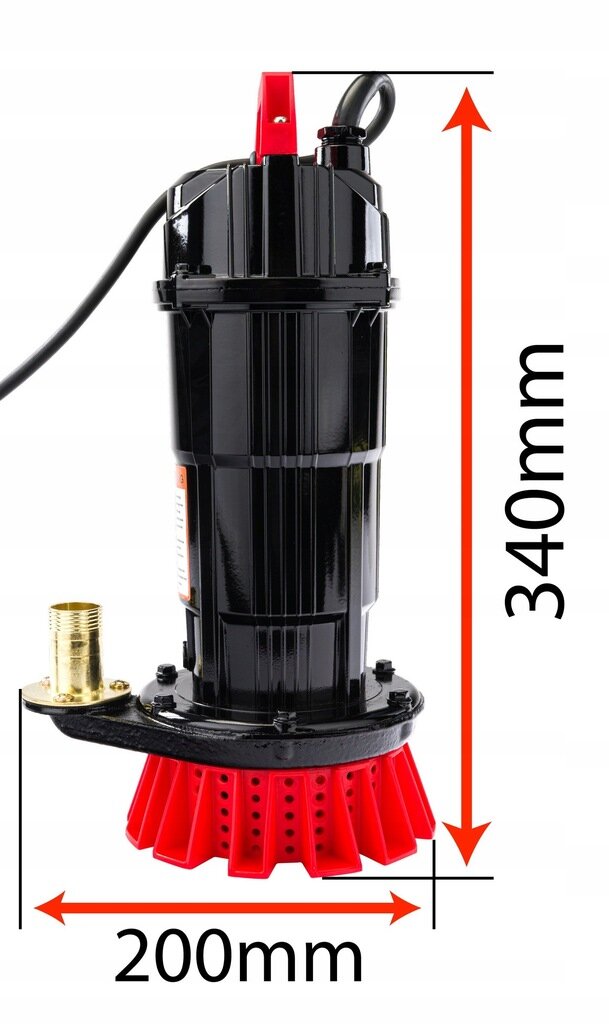 Lietaus vandens siurblys Red Technic RTPDW0072, 650W, su žarna 20 m цена и информация | Nešvaraus vandens siurbliai | pigu.lt