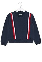 Tommy Hilfiger megztinis vaikams Ruffle Rib KG0KG05489, mėlynas kaina ir informacija | Megztiniai, bluzonai, švarkai mergaitėms | pigu.lt