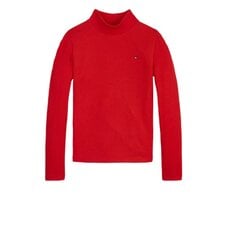 Tommy Hilfiger marškinėliai mergaitėms, raudoni цена и информация | Рубашки для девочек | pigu.lt