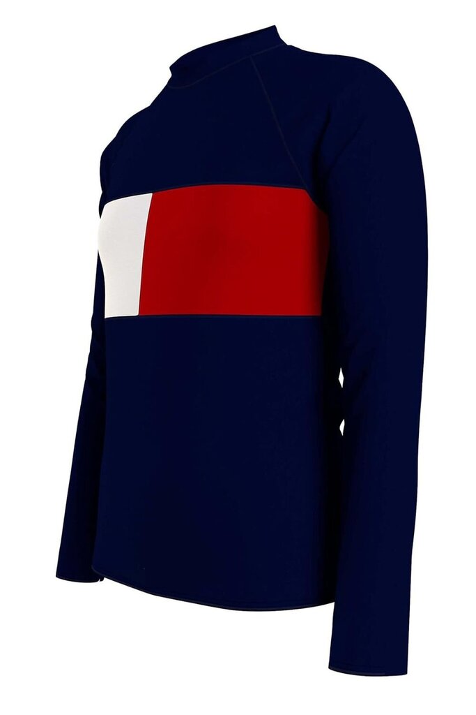 Tommy Hilfiger marškinėliai mergaitėms Rashguard UK0UK00028 DW5, mėlyni kaina ir informacija | Marškinėliai mergaitėms | pigu.lt