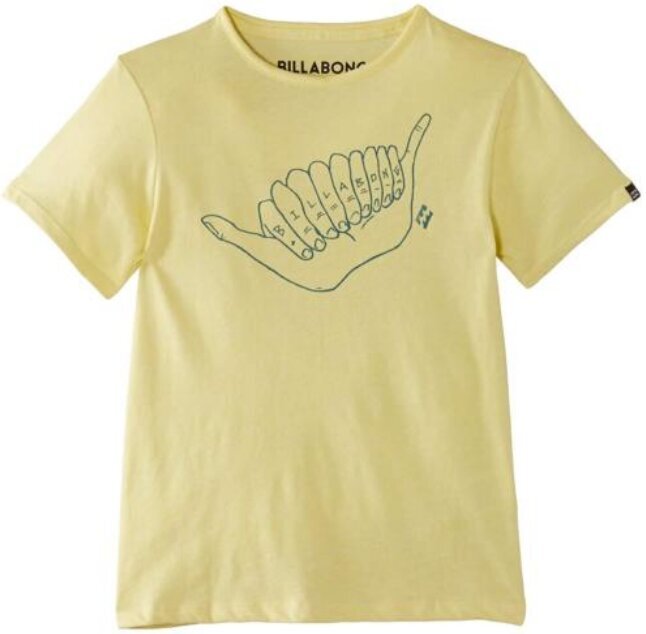 Marškinėliai mergaitėms Shaaaka Billabong 3433, geltoni цена и информация | Marškinėliai mergaitėms | pigu.lt