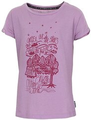 Marškinėliai mergaitėm, violetiniai цена и информация | Футболка для девочек | pigu.lt