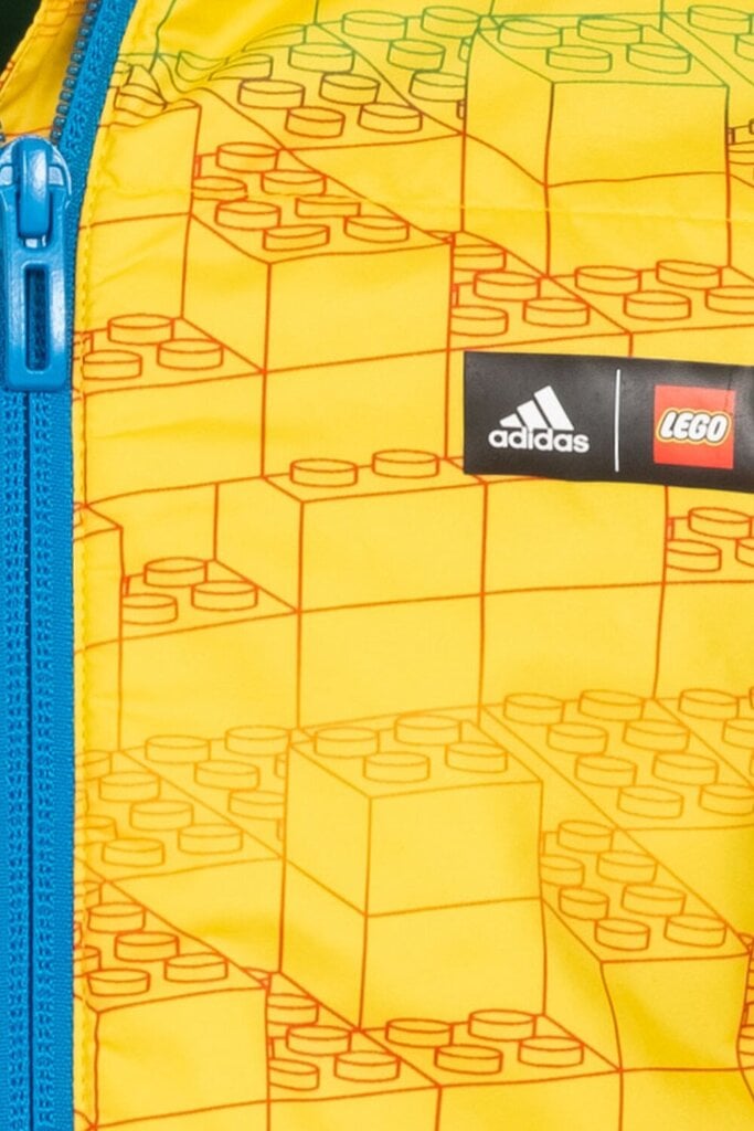 Pereinamoji striukė vaikams AdidasxLego HB6605, geltona kaina ir informacija | Striukės berniukams | pigu.lt