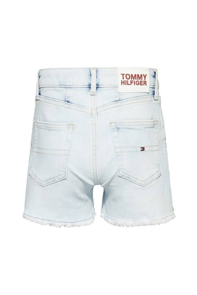 Šortai mergaitėms Tommy Hilfiger KG0KG05320 1AA, mėlyni kaina ir informacija | Šortai mergaitėms | pigu.lt