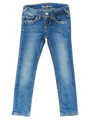 Džinsai mergaitėms Pepe Jeans PG200727 000, mėlyni цена и информация | Брюки для девочки, бирюзовые | pigu.lt