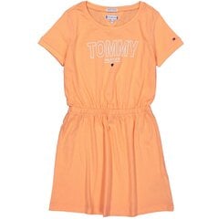 Tommy Hilfiger suknelė mergaitėms KG0KG05158SC1, oranžinė kaina ir informacija | Suknelės mergaitėms | pigu.lt
