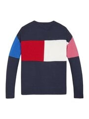 Tommy Hilfiger megztinis mergaitėms KG0KG05229 C87, mėlynas kaina ir informacija | Megztiniai, bluzonai, švarkai mergaitėms | pigu.lt