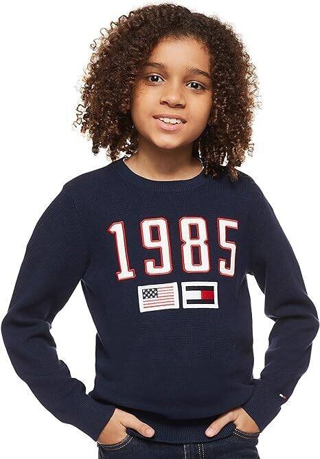 Tommy Hilfiger bluzonas berniukams KB0KB04972, mėlynas цена и информация | Megztiniai, bluzonai, švarkai berniukams | pigu.lt