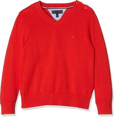Tommy Hilfiger megztinis berniukams KB0KB04789 633, raudonas цена и информация | Свитеры, жилетки, пиджаки для мальчиков | pigu.lt