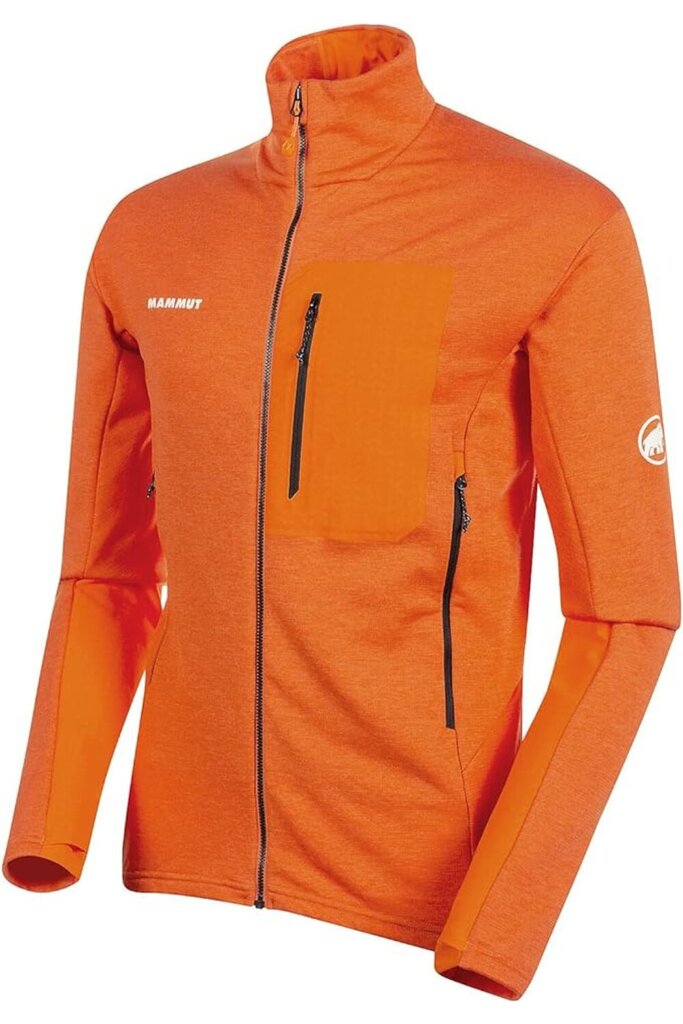 Sportinis bluzonas vyrams Mammut 1014-02350-2217, oranžinis цена и информация | Sportinė apranga vyrams | pigu.lt