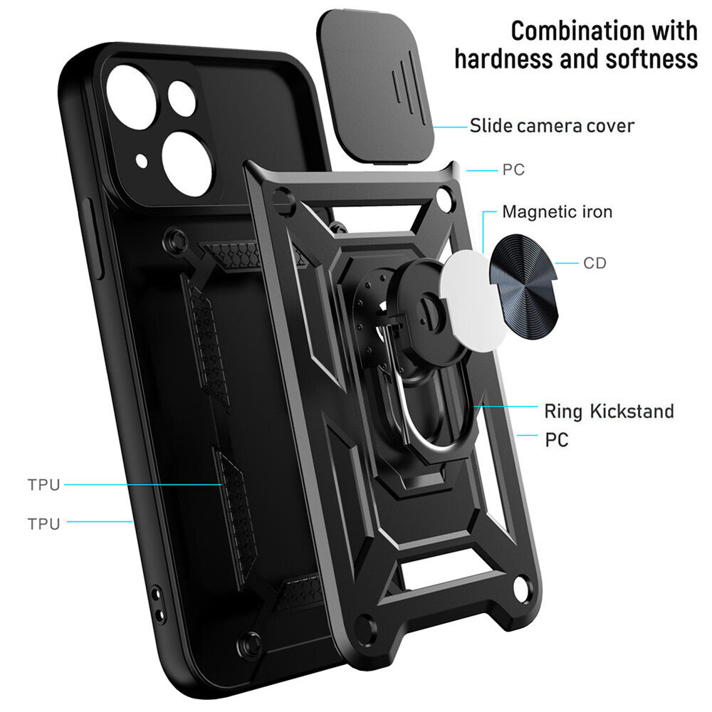 Slide Camera Armor Case kaina ir informacija | Telefono dėklai | pigu.lt