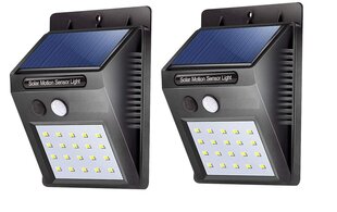 LED saulės lemputė su judesio jutikliu DayBetter, 2 vnt. kaina ir informacija | Lauko šviestuvai | pigu.lt