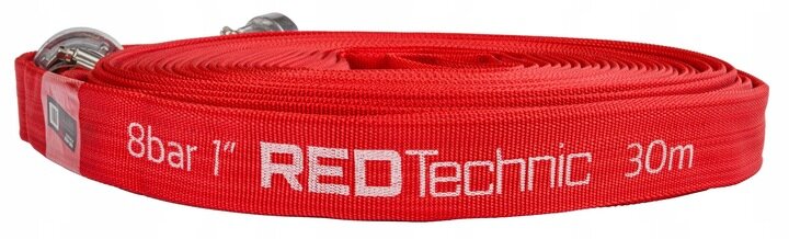 Juostinė priešgaisrinė žarna nešvariam vandeniui Red Technic RTWS0068, 30 m цена и информация | Laistymo įranga, purkštuvai | pigu.lt