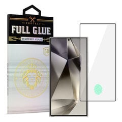 Закаленное стекло HARD Full Glue 5D для SAMSUNG GALAXY S24 ULTRA BLACK (с разблокировкой по отпечатку пальца) цена и информация | Защитные пленки для телефонов | pigu.lt