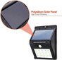Saulės lempos su judesio jutikliu TopChances, 4 vnt. цена и информация | Lauko šviestuvai | pigu.lt
