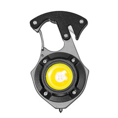 Мини-фонарик светодиодный брелок W5143 Type C с 2 битами отвертки, черный цена и информация | Фонарики, прожекторы | pigu.lt
