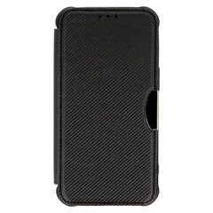 Чехол-книжка Razor Carbon Book для Samsung Galaxy S23 FE, черный цена и информация | Чехлы для телефонов | pigu.lt