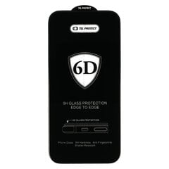 Закаленное стекло 6D с полным клеем для XIAOMI REDMI 13/13C, черное цена и информация | Защитные пленки для телефонов | pigu.lt