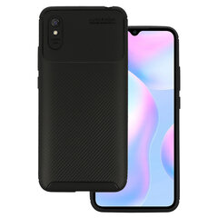 Чехол Vennus Carbon Elite для Xiaomi Redmi 9A, черный цена и информация | Чехлы для телефонов | pigu.lt