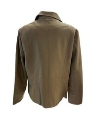 Кожаная женская куртка большого размера Garoff 814, песочный цена и информация | Женские куртки | pigu.lt