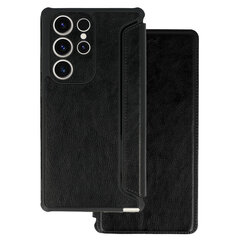 Кожаный чехол-книжка с бритвой для Xiaomi Redmi 12C/11A, черный цена и информация | Чехлы для телефонов | pigu.lt